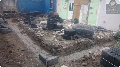 Building foundations for block-work walls