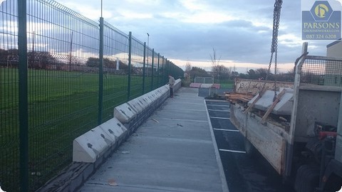 Landscaping footpath